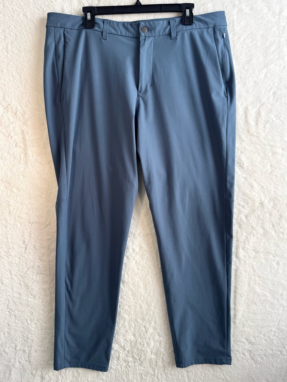 Lululemon Commission Pant Men's 38 Blue Slim Fit Warpstreme Office Casual Golf
